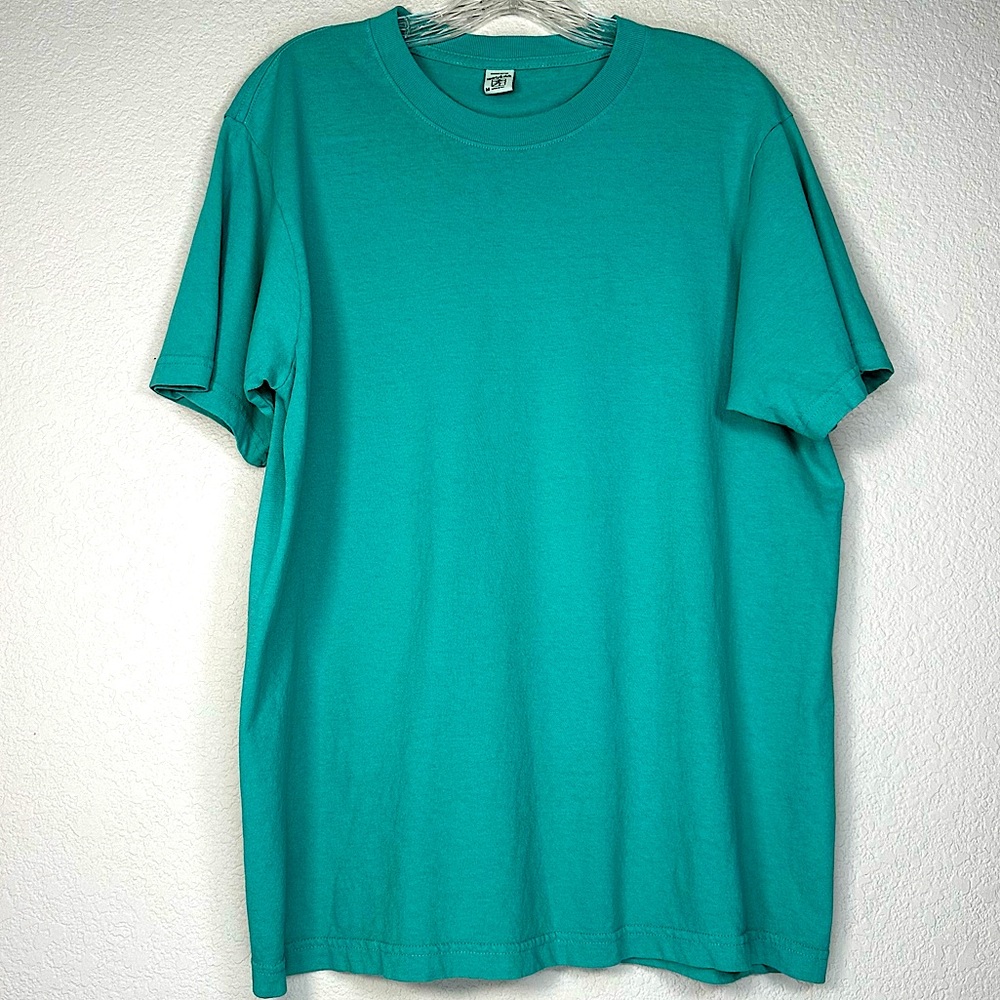 NWOT Sporty & Rich Plain Slightly Oversized Tee T-Shirt Faded Teal Medium